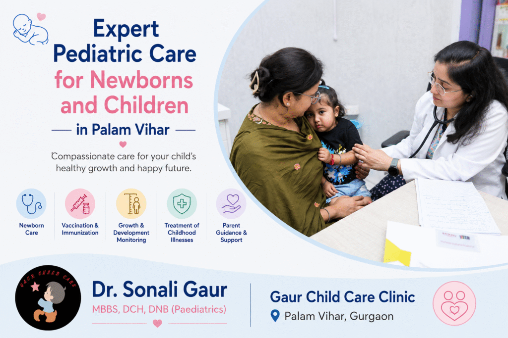 Expert Pediatric Care for Newborns and Children in Palam Vihar