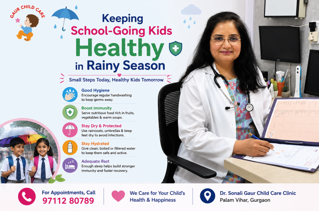 Keeping School-Going Kids Healthy in Rainy Season